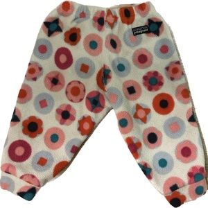 Patagonia Baby 6M Print Elastic Waist Leg Fleece Pants